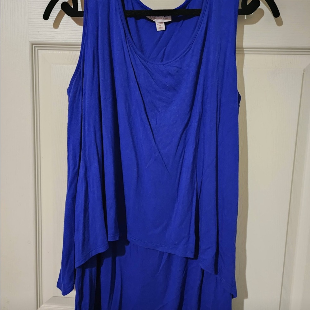Dress Barn Royal Blue Sleeveless Top